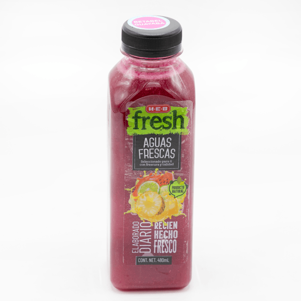Heb Fresh Agua De Betabel Guayaba Sin Azúcar 480 Ml