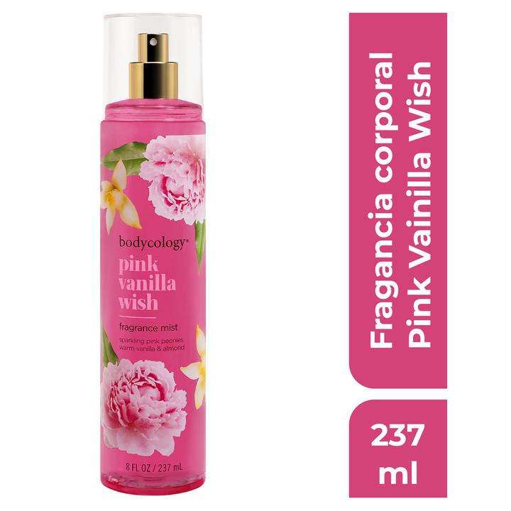 Fragancia Corporal Bodycology De Larga Duración Pink Vanilla Wish 237 Ml