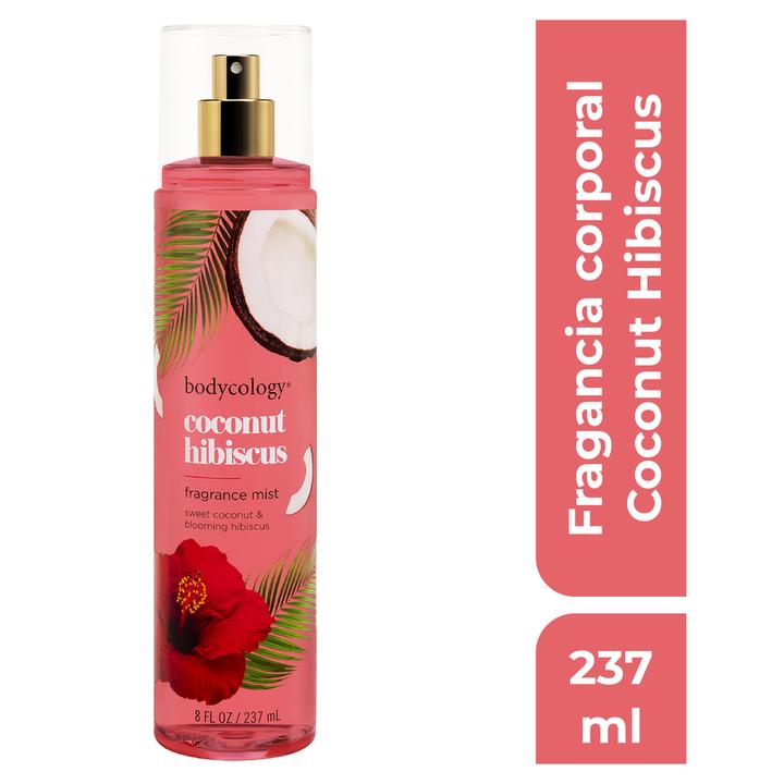 Fragancia Corporal Bodycology De Larga Duración Coconut Hibiscus 237 Ml