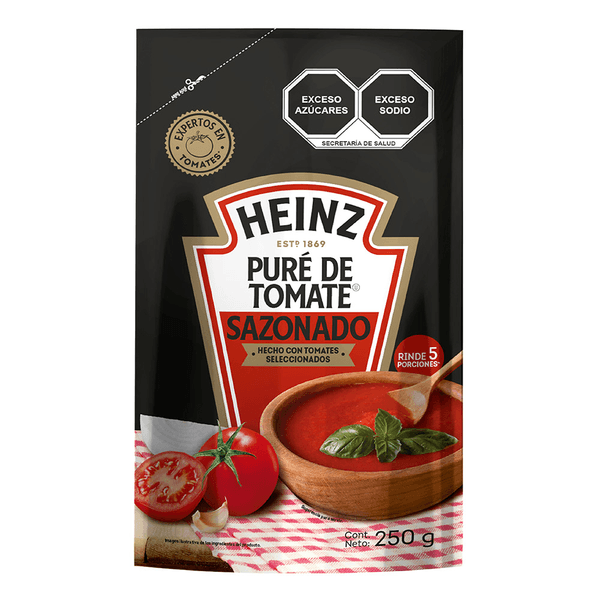 Pure Tomate Sazonado Pure De Tomate Sazonado 250 G