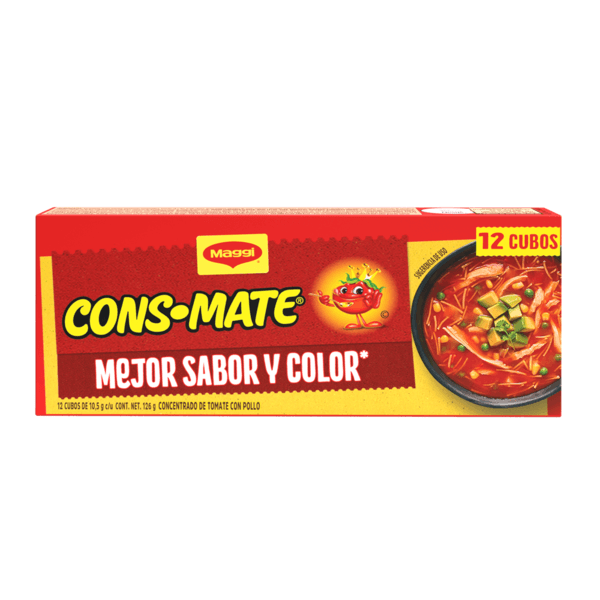 Concentrado De Tomate Maggi Consomate 12 Cubos 126 G