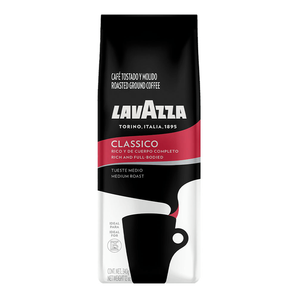 Café Molido Lavazza Classico Italiano En Bolsa 340 G