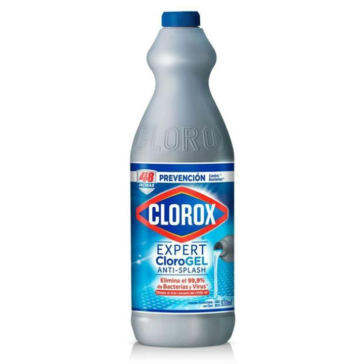 Clorogel Blanqueador Desinfectante Clorox Expert Antisplash 930 Ml