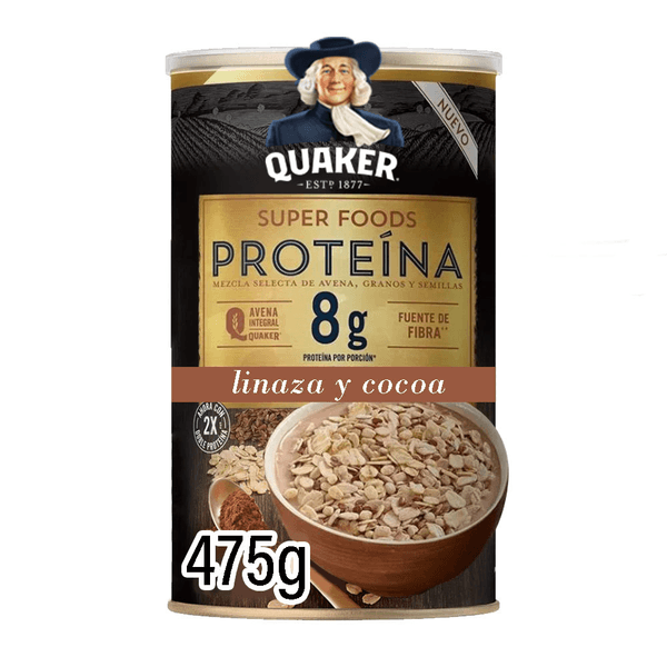 Hojuelas De Avena Super Foods Con Linaza Y Cocoa 475 G