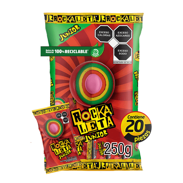 Paleta Enchilada Jr Con Centro De Goma De Mascar 250 G