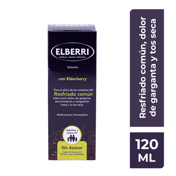 Elberri Con Eldelberry Sin Azucar 120 Ml