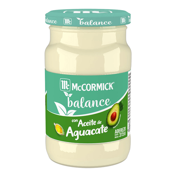 Mccormick Balance Aderezo De Mayonesa Con Aceite De Aguacate 315 G
