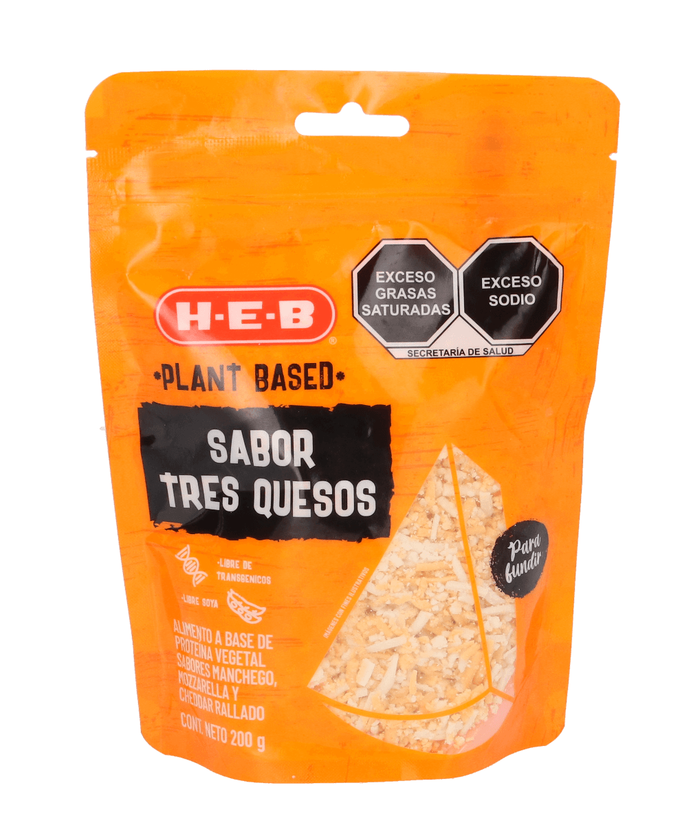 Heb Queso Vegano Sabor Tres Quesos 200 G