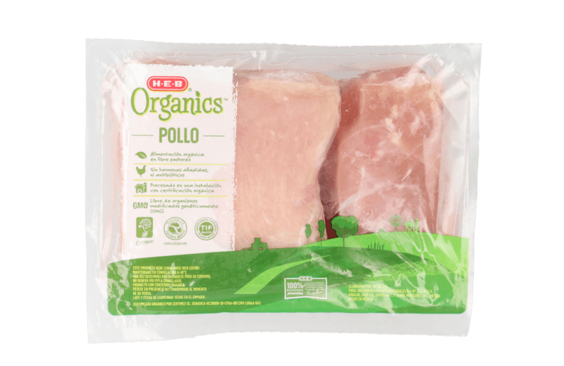 Heb Organics Milanesa De Pollo 1 Kg