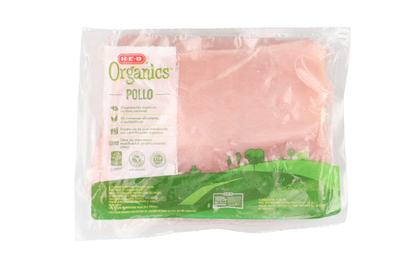 Heb Organics Pechuga S/H S/P De Pollo 1 Kg