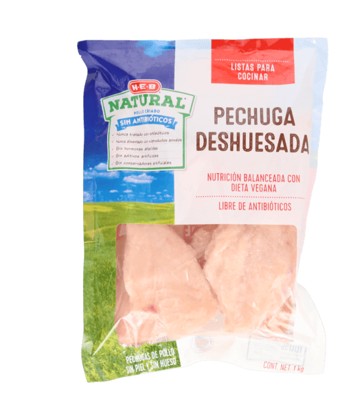 Heb Natural Pechuga De Pollo Deshuesada Iqf 1 Kg