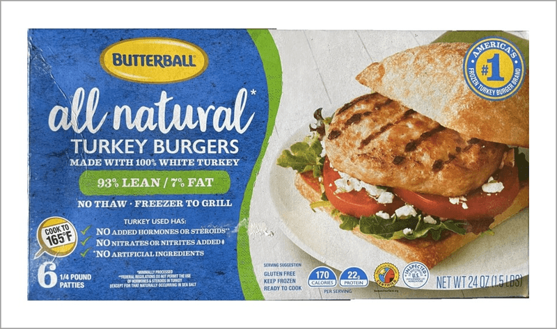 Hamburguesa De Pechuga De Pavo 680 G