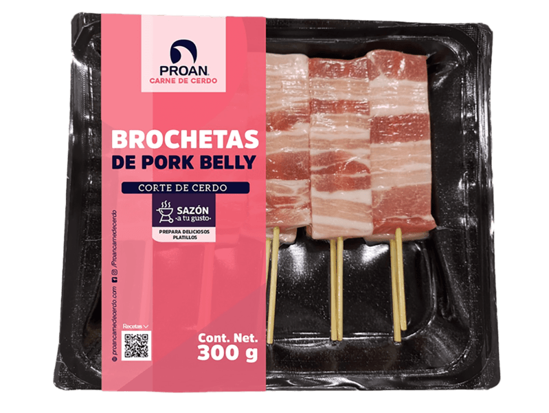Brochetas Pork Belly