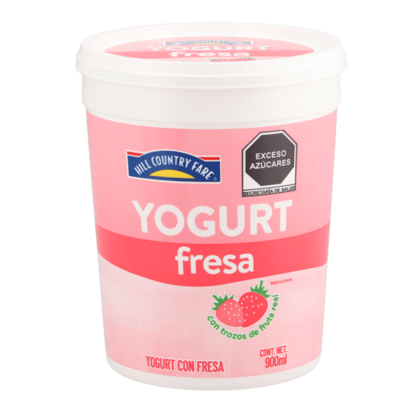 Hcf Yogurt Sólido Fresa 944 G