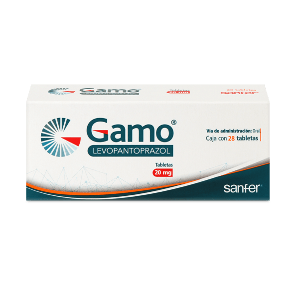 Gamo 20 Mg 28 Tab Levopantoprazol 28 Pz
