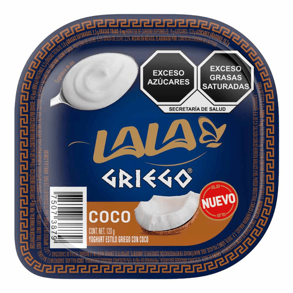 Yogurt Estilo Griego Coco 120 G