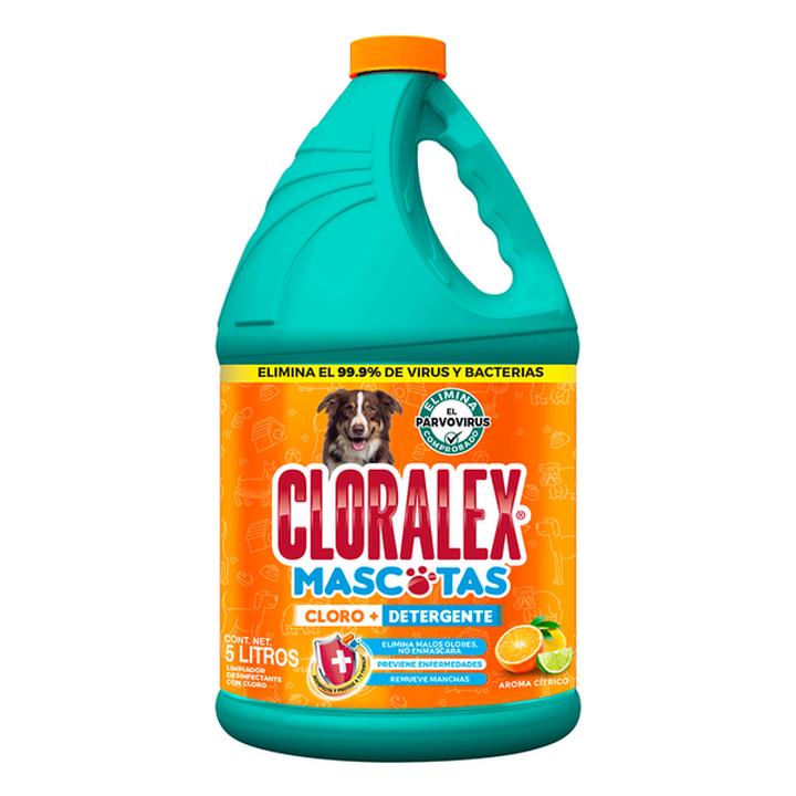 Cloralex Limpiador Cloro Para Mascotas 5 L