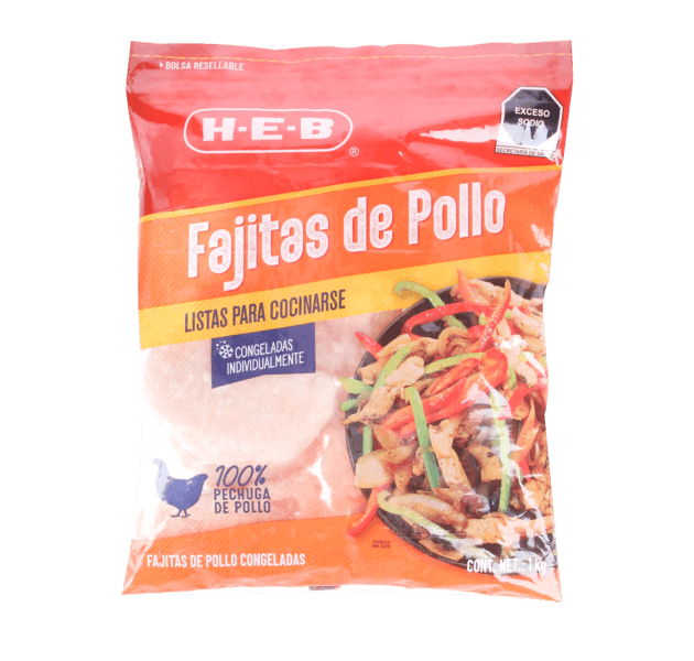 Heb Fajita De Pechuga De Pollo En Bolsa 1 Kg