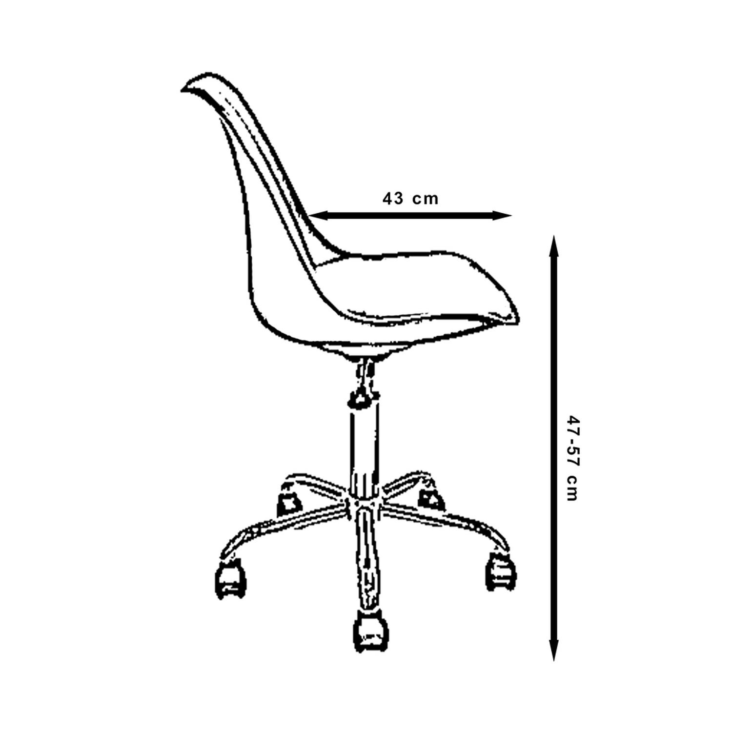 Silla De Oficina Tulip Moderna