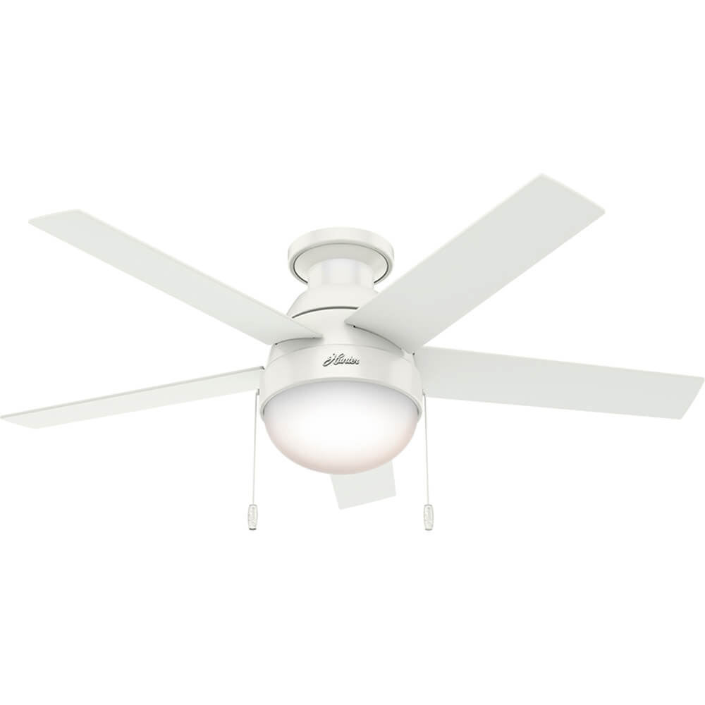 Ventilador De Techo Hunter Anslee Con Luz 46 Pulgadas