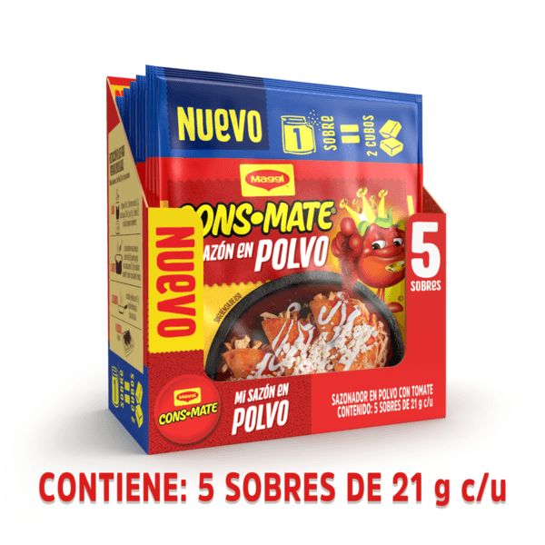 Sazonador En Polvo Con Tomate Maggi Consomate 105 G