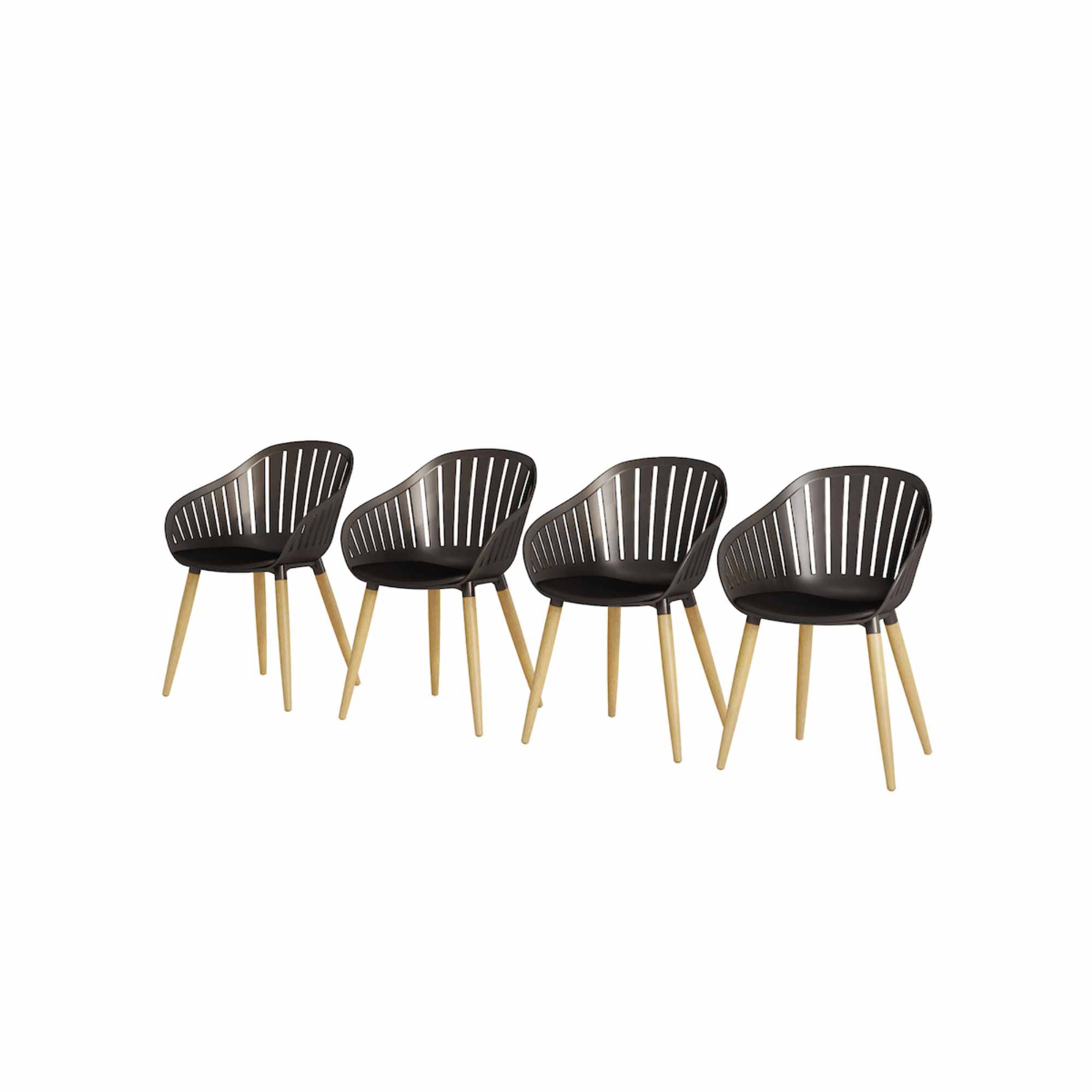 Set 4 Sillas Midtown Concept Cannes Carver