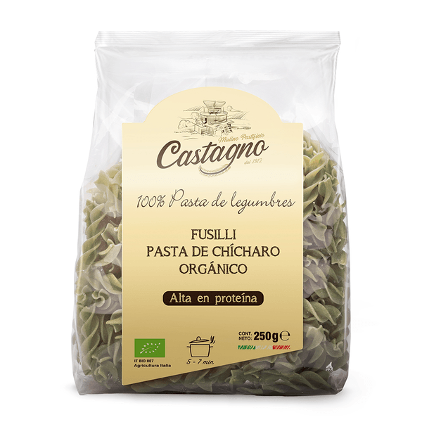 Castagno Pasta Organica De Chicharo 250 G