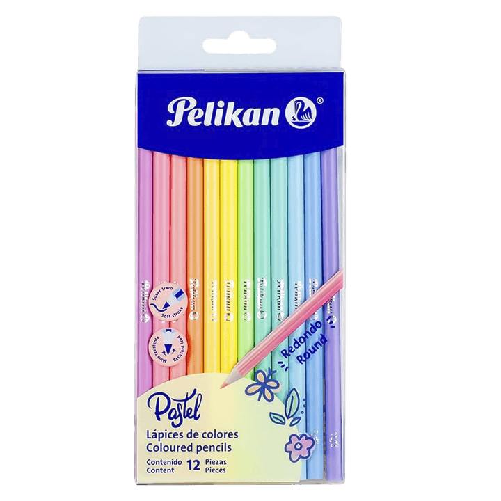 Lapices De Colores Pastel Lapices De Colores Pas 12 Pz