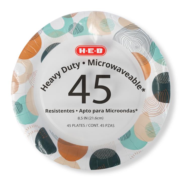 Heb Plato De Papel De 8" Con 45 Pz