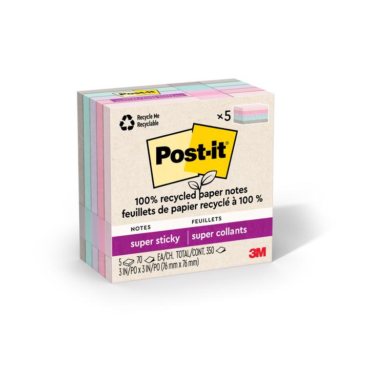 Notas Adhesivas Pack Color Pastel Notas Adhesiva 1 Pz