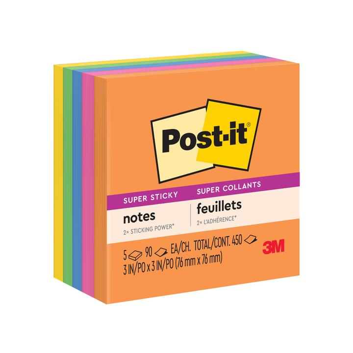 Notas Adhesivas 5 Pack 90 Hj Notas Adhesivas 5 P 1 Pz