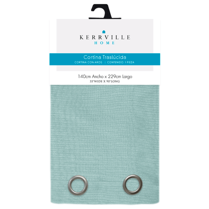Cortina 140x2.25 Mts Gris 1 Pz