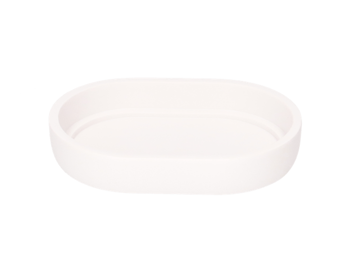 Jabonera Blanca 11.8 X 8.1 X 2 Cm 1 Pz