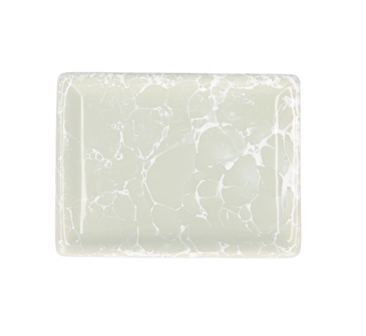 Jabonera Dolomita Verde Menta 11.4 X 8.5 X 3 Cm 1 Pz