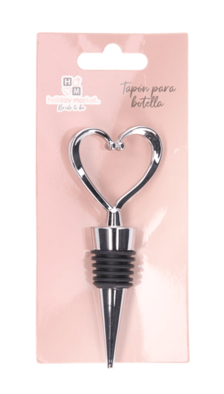 Tapon Para Botella Corazón Holiday Market 1 Pz