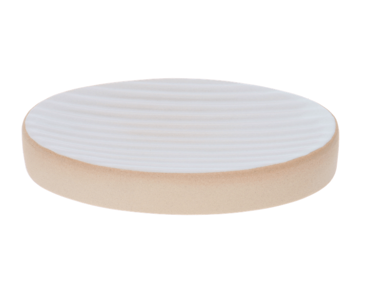 Jabonera De Ceramica Gris Claro 10 X 10 X 2.5 Cm 1 Pz