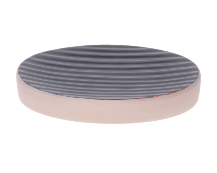 Jabonera De Ceramica Gris Oxford 10 X 10 X 2.5 Cm 1 Pz