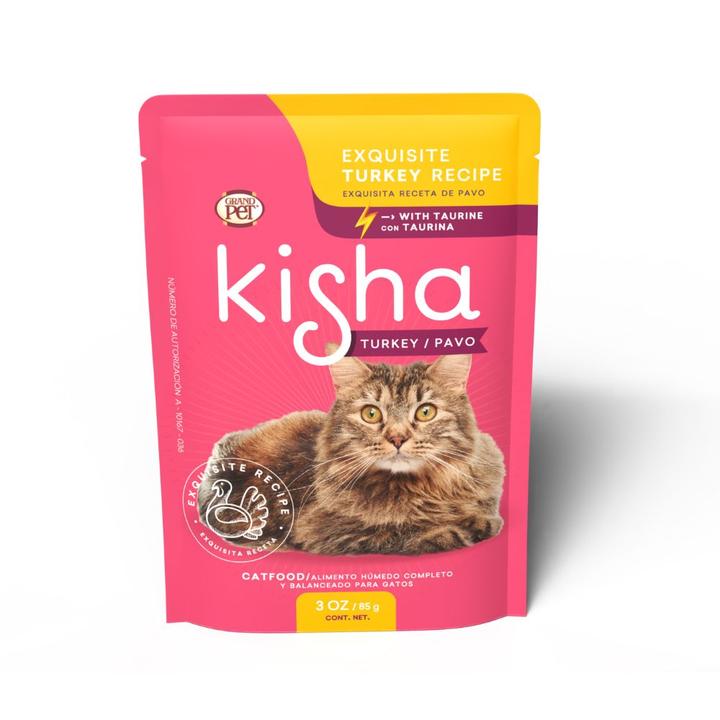 Alimento Húmedo Para Gato Grandpet Kisha Pavo 85 G