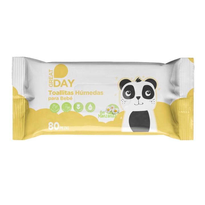 Great Day Toallita Húmeda Bebé Individual 80 Pz 80 Pz