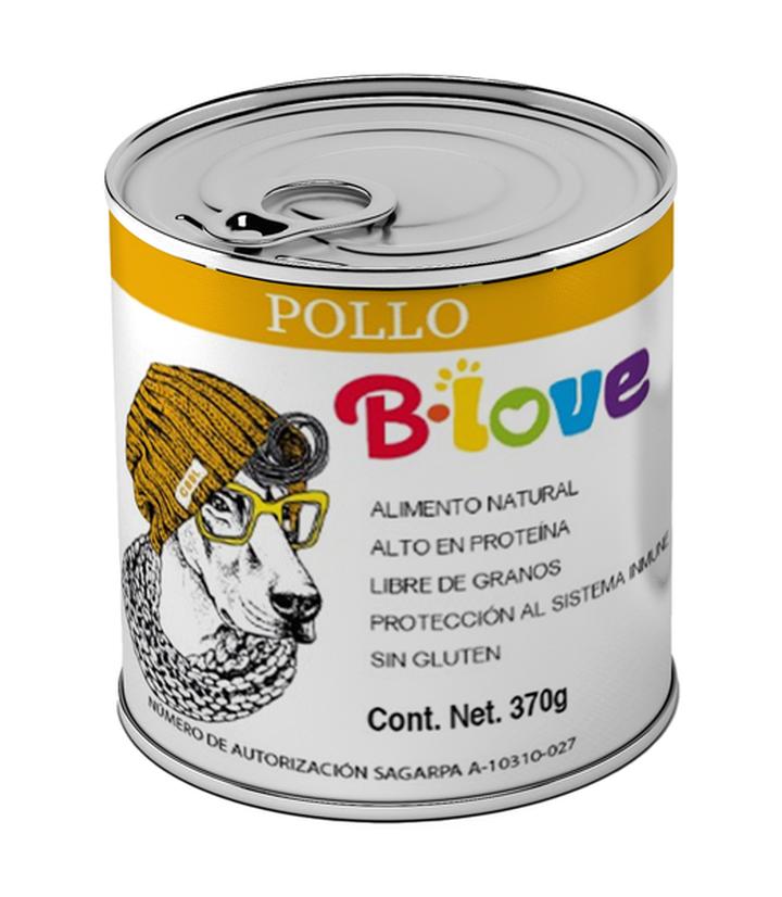 Alimento Natural Húmedo Pollo 370 G