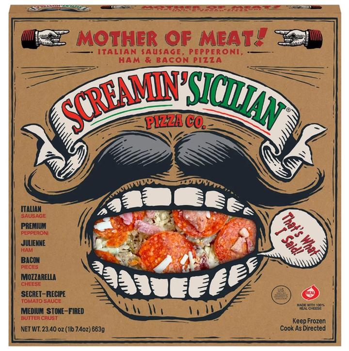Pizza Screamin Sicilian Carnes Frias 662 Gr