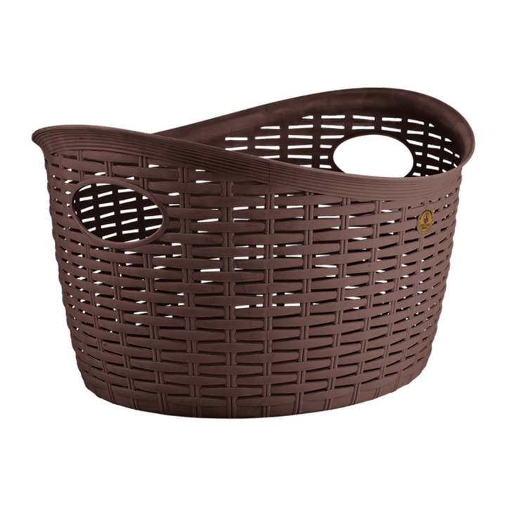 Canasta Rattan Oval Chocolate 30000 Ml 1 Pz