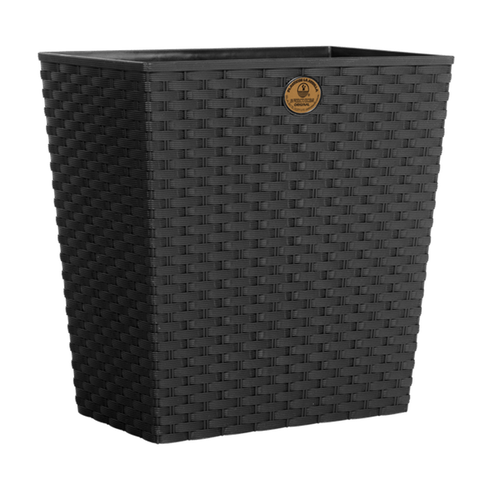 Cesto Papelero Rattan Gris Oxf 9000 Ml 1 Pz