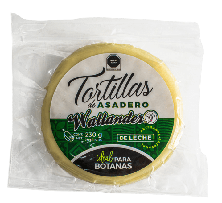 Tortillas De Queso Asadero 230 Gr