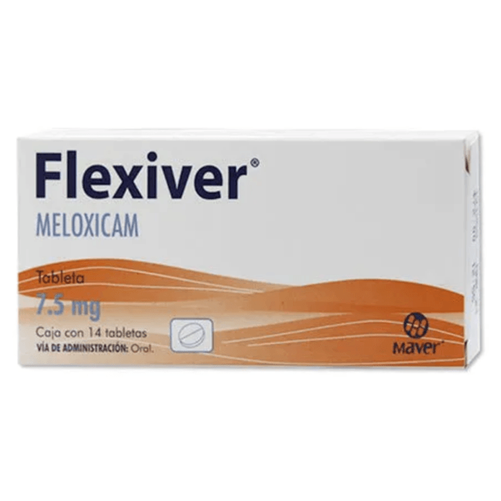 Flexiver Meloxicam 7.5 Mg 14 Tabletas