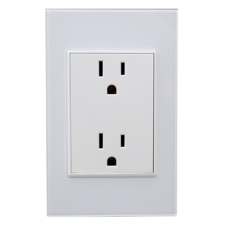 Enchufe Doble Con Placa 1 Pz