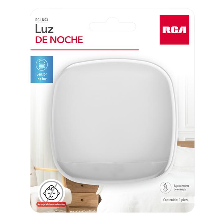 Luz De Noche Rca Con Sensor De Iluminacion 1 Pz