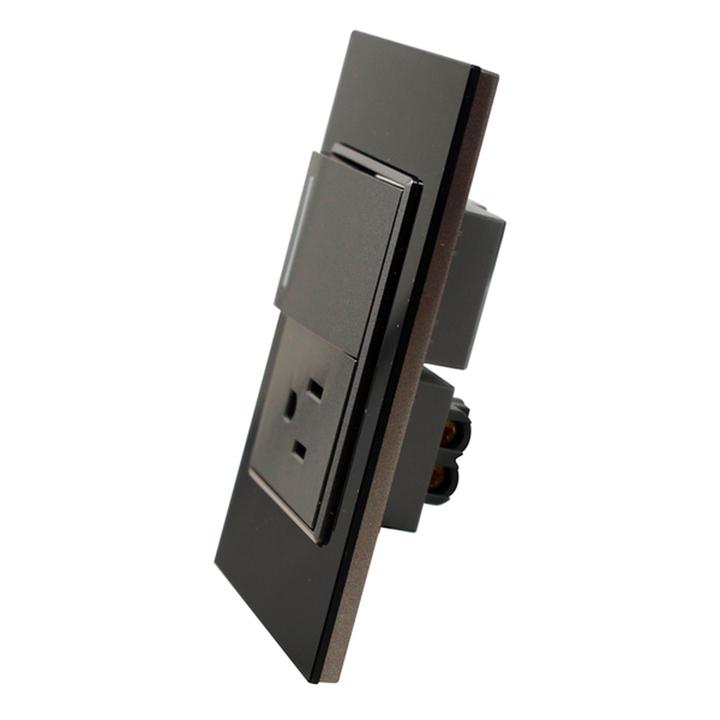 Apagador Y Enchuf Con Placa 1 Pz