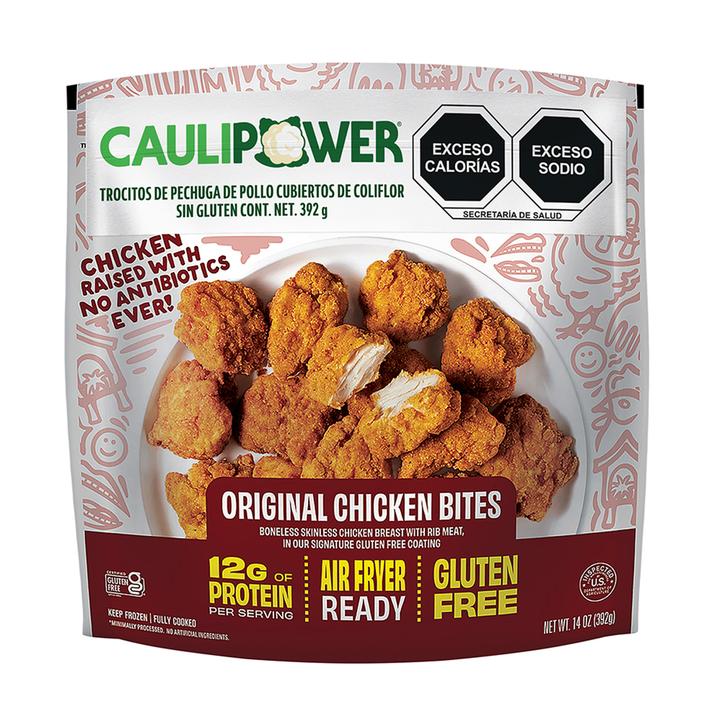 Chicken Bites Originales Cubiertos De Coliflor Sin Gluten Caulipower 392 G