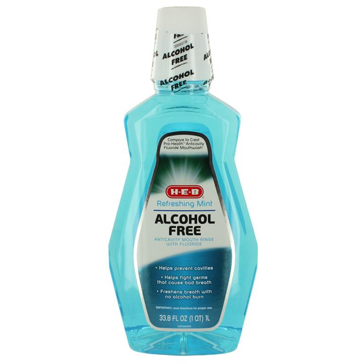 Heb Enjuague Anticaries Sin Alcohol Menta Fresca 1 L